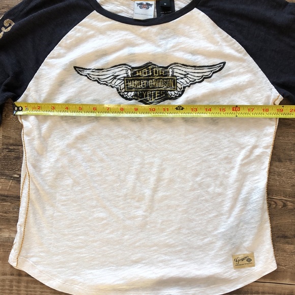 Harley Davidson long sleeve crew neck tshirt - Picture 6 of 13